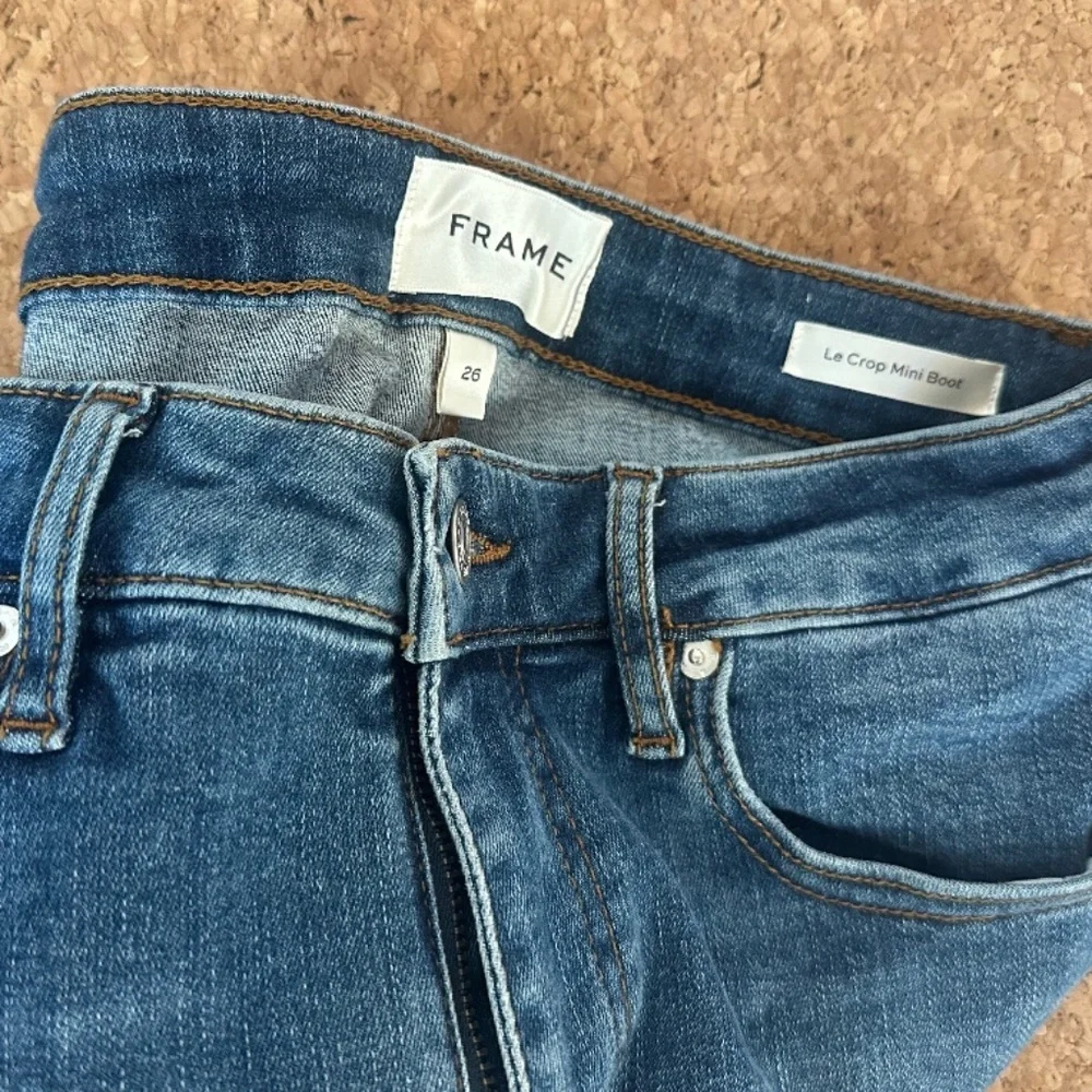Frame Denim Jean  Le Crop Mini Boot Size 26 - Picture 5 of 5
